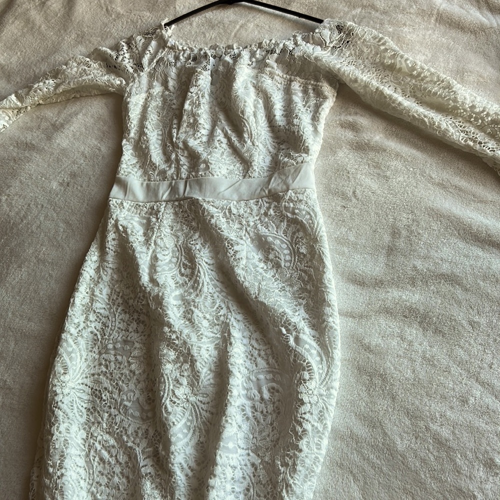 White wedding dress